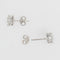 Boucles d'oreilles Puces d'oreilles diamants 1,13 carat et or blanc 58 Facettes 22-173