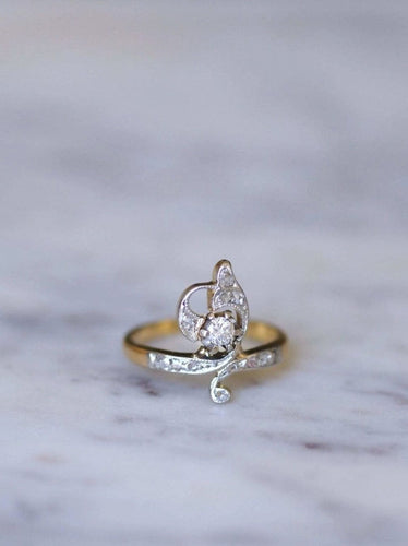 Bague Duchesse Belle Epoque diamants 58 Facettes