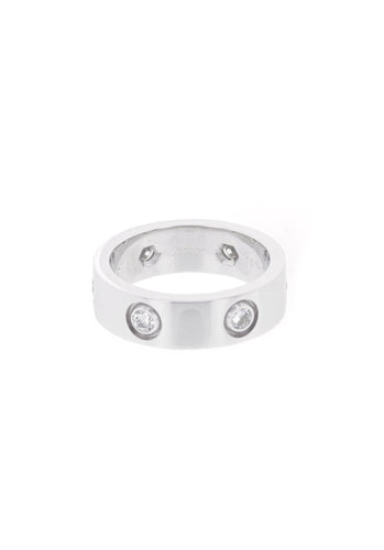 Bague 50 Bague CARTIER Love 6 Diamants en Or Blanc 750/1000 58 Facettes 61021-56822