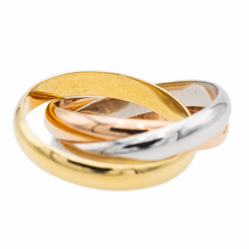 Bague 55 Cartier Bague Trinity Or jaune 58 Facettes 2420315CN