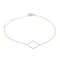 Bracelet Bracelet Transparence Or blanc 58 Facettes 578922RV