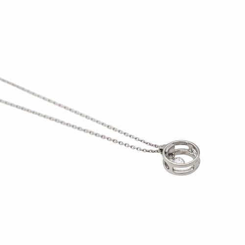 Collier Collier Pendentif Or blanc Diamant 58 Facettes 2708410CN