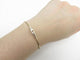 Bracelet bracelet DINH VAN serrure 334101 en or blanc 18k 5.9gr 17 cm 58 Facettes 246769