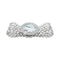 Montre Montre Cartier "Ballon Blanc" en or blanc et diamants. 58 Facettes 31118