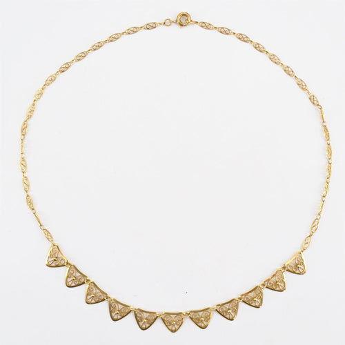 Collier Collier en or ancien draperie 58 Facettes 22-302