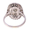Bague 58 Romance éternelle : bague Art Déco en platine et diamants des années 1950 58 Facettes 24002-0085