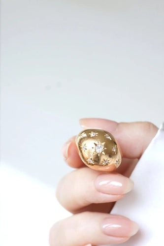 Bague Bague jonc constellation diamants 58 Facettes