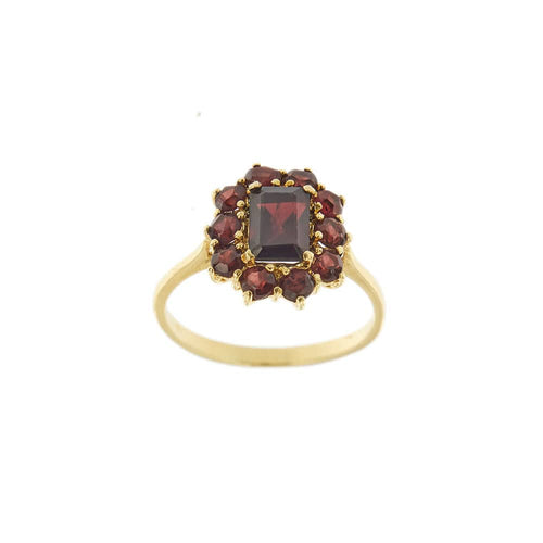 Bague 56 Bague avec grenats 58 Facettes 31160