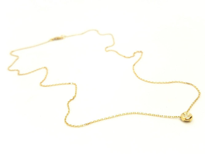 Collier Collier Or jaune Diamant 58 Facettes 579052RV