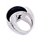 Bague 53 Bague Victoria Casal, or blanc, onyx et diamants. 58 Facettes 33445