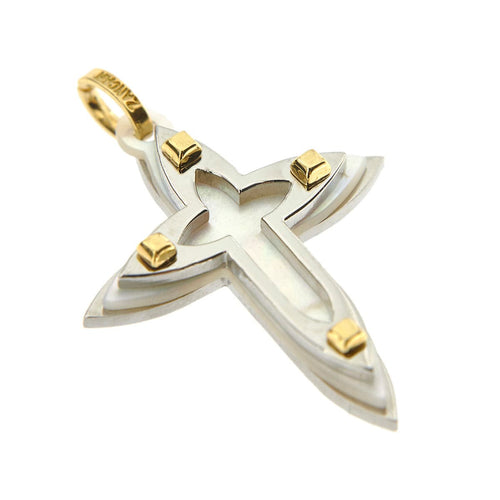 Pendentif Pendentif croix Nacre 58 Facettes 18535