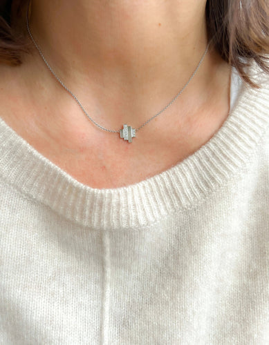 Collier Collier or gris et diamants de la maison Dinh Van 58 Facettes