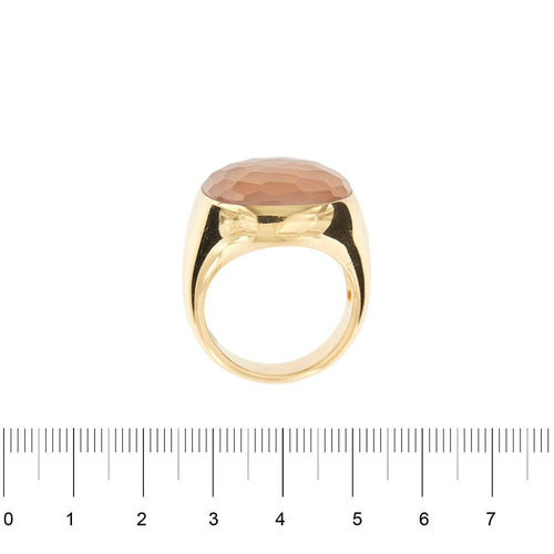 Bague 52 POMELLATO - Bague quartz rose 58 Facettes 32747