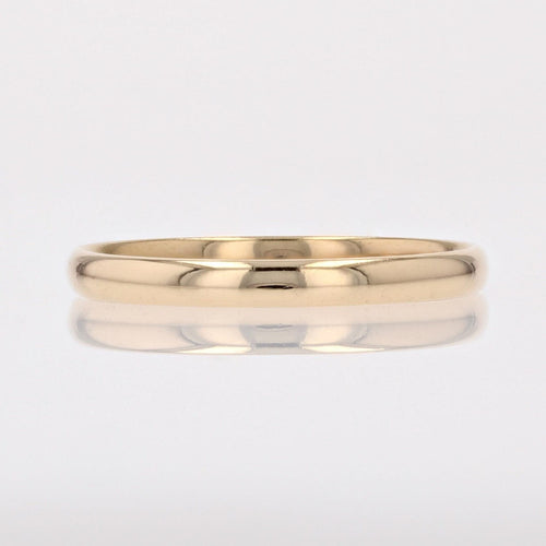 Bague 55 Alliance or jaune fine 58 Facettes 06-070