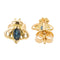 Boucles d'oreilles Boucles d'oreilles Abeille Or jaune Saphir 58 Facettes 2303381CN