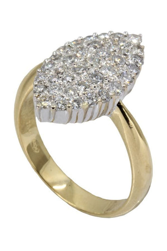 Bague BAGUE MARQUISE DIAMANTS 58 Facettes 054061
