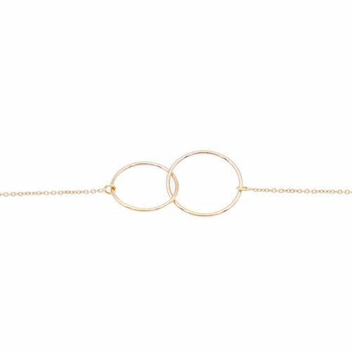 Bracelet Ginette NY Bracelet Tiny Fusion Bracelet Or rose 58 Facettes 2322874CN