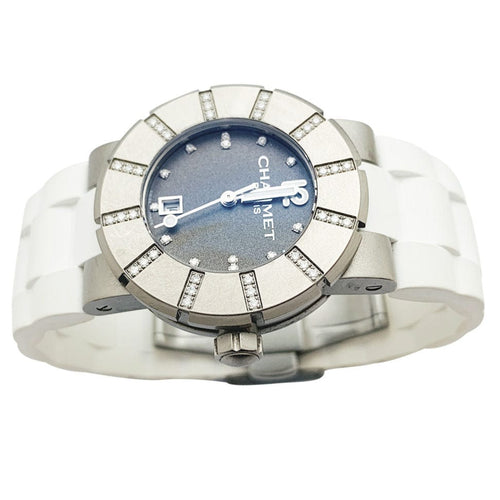 Montre Montre Chaumet, "Class One", titane, diamants, caoutchouc. 58 Facettes 31808