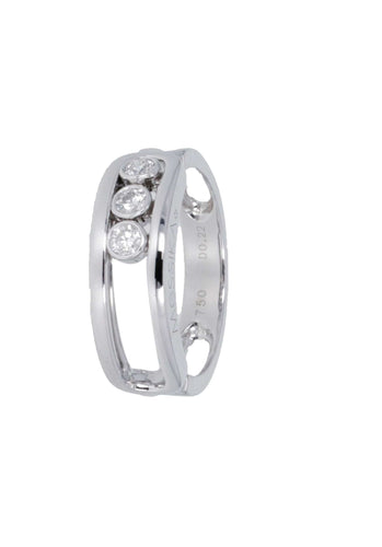 Bague 52 Bague MESSIKA Move Classique en Or Blanc 750/1000 58 Facettes 62718-58557