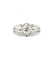 Bague 57 / Blanc/Gris / Or 750 et Platine 950 Bague Diamant 0.94ct 58 Facettes 220149R