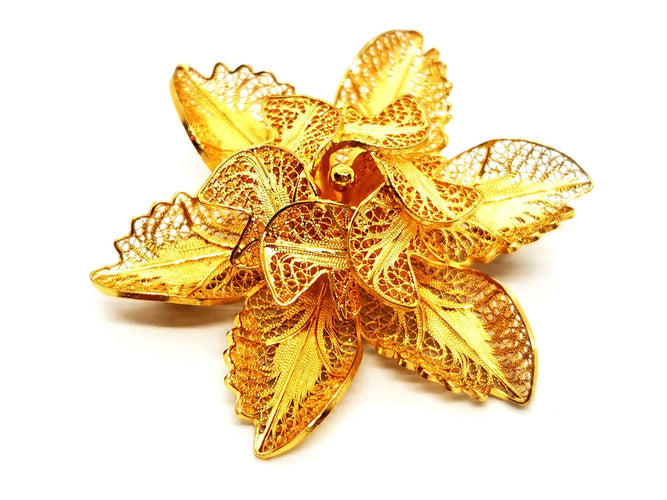 Broche Broche Fleur Or jaune 58 Facettes 1732134CN