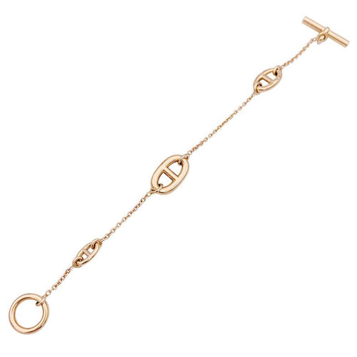 Bracelet Bracelet Hermès, "Frandole", or rose. 58 Facettes 32781