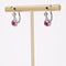 Boucles d'oreilles Boucles d'oreilles rubis diamants dormeuses 58 Facettes 23-285