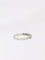 Bague Demi-Alliance or blanc diamants 0,3 ct 58 Facettes J75