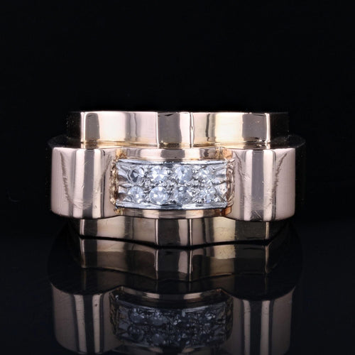 Bague 58 Bague tank diamants or 58 Facettes 22-626