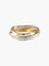 Bague Or Jaune / Diamants / 54 BAGUE "TRIO" 3 ORS 58 Facettes BO/220019 NSS