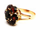Bague 54 Bague Fleur Or jaune Grenat 58 Facettes 1628841CN