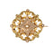 Broche Broche de col ancienne perle fine 3 ors 58 Facettes 23-274