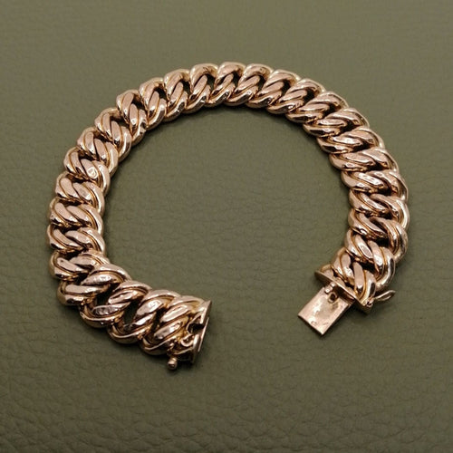 Bracelet Bracelet maille américaine or jaune 58 Facettes 2769