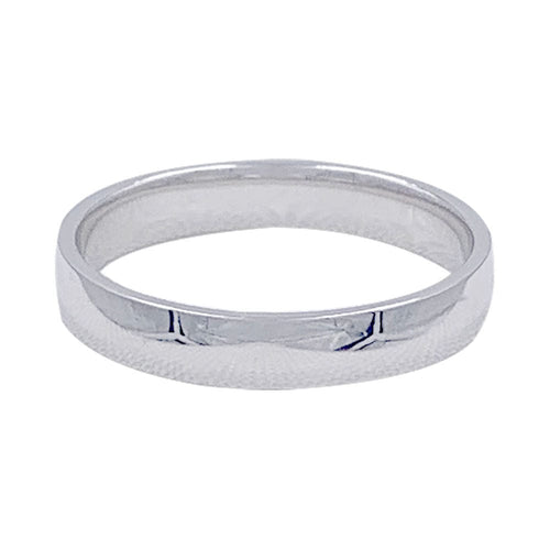 Bague 57 Alliance en platine 58 Facettes 32152D