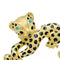 Broche Broche Fred "Léopard" en or jaune, diamants, émail et émeraudes. 58 Facettes 32381