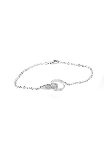 Bracelet Bracelet CARTIER Love Baby en Or Blanc 750/1000 58 Facettes 61796-57667