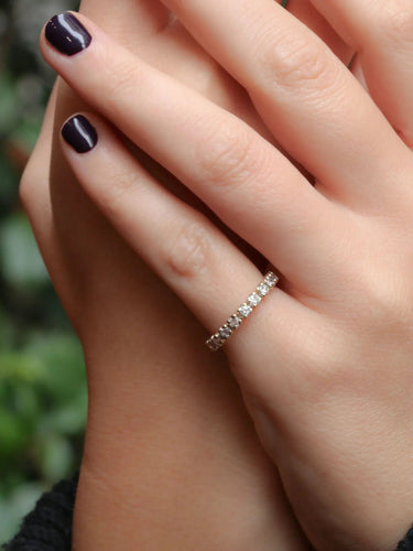 Bague Alliance américaine diamants 0,6 ct 58 Facettes J49