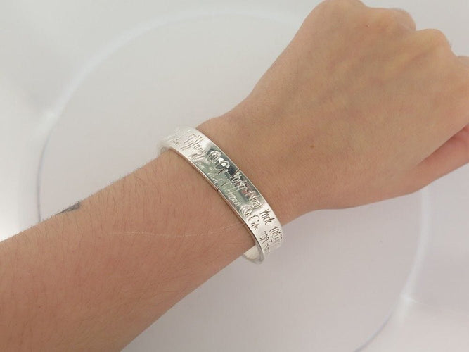 Bracelet vintage rare bracelet TIFFANY & CO  1997 en argent massif 58 Facettes 244092