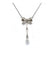 Collier Chaine : 44 cm / Jaune et blanc / Platine 800 Collier Noeud Diamants 58 Facettes 210211R