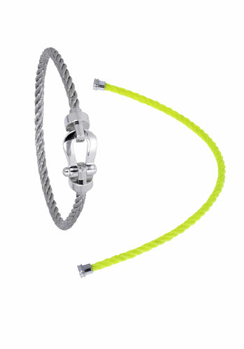 Bracelet Bracelet FRED Force 10 MM en Or Blanc 750/1000 58 Facettes 62337-58279