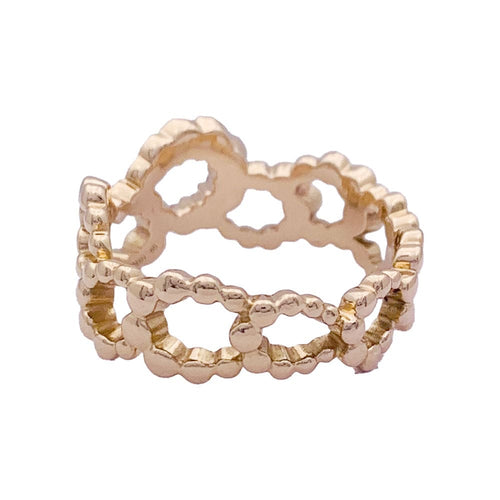 Bague 55 Bague Dior "Archi Dior Milieu du siècle", or rose, diamants. 58 Facettes 33331