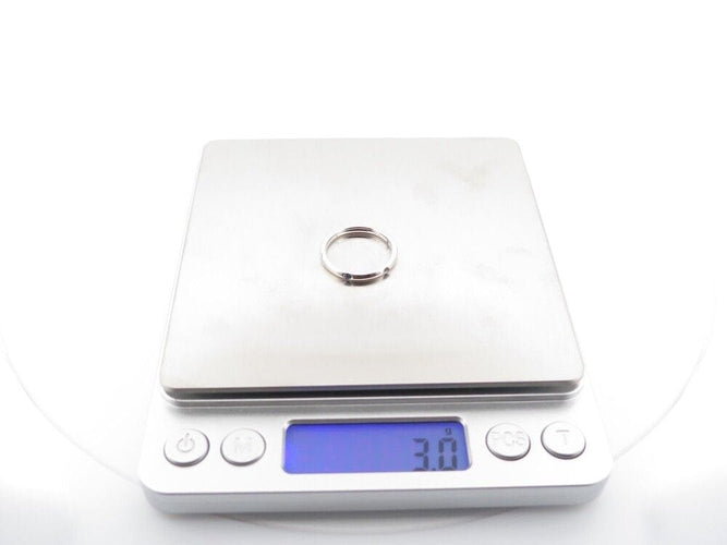 Bague 54 bague POMELLATO alliance lucciole 6 saphirs bleus t54 or blanc 58 Facettes 244393