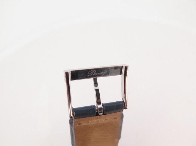 Montre montre POIRAY ma premiere xl en acier 34mm bracelet cuir cerf quartz 58 Facettes 254314