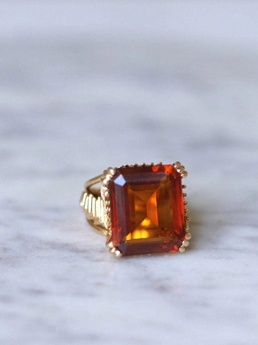 Bague de cocktail saphir synthétique 58 Facettes