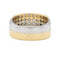 Bague 54 Bague Alliance Or blanc Diamant 58 Facettes 1850841CN