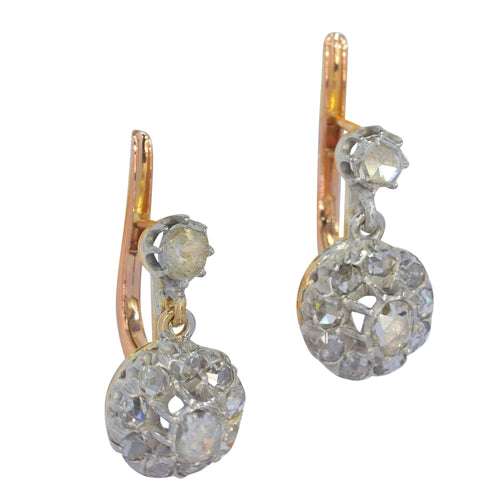 Boucles d'oreilles Boucles d'oreilles diamant pendantes vintage 58 Facettes 23111-0113