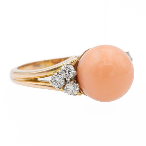 Bague 53 Bague Or jaune Corail 58 Facettes 2538673CN