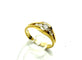 Bague 54 Bague diamant en or jaune 58 Facettes