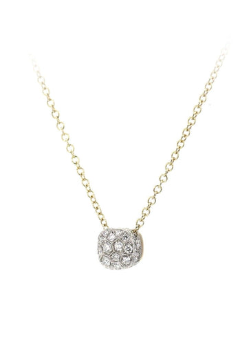 Collier Collier POMELLATO Nudo Solitaire en Or Blanc 750/1000, Or Rose 750/1000 58 Facettes 61830-57655