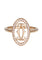 Bague 50 Bague CARTIER Logo Diamants en Or Rose 750/1000 58 Facettes 62131-58026